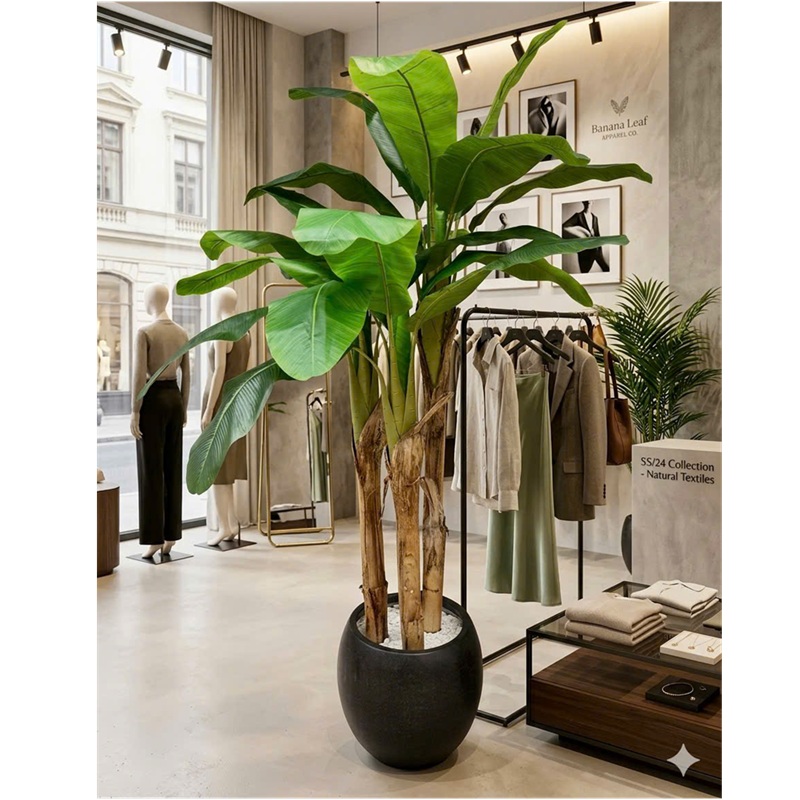 Cây chuối giả 3 thân cao 2m mã HN1